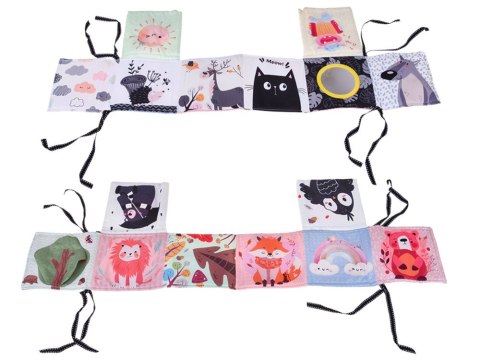 JOKOMISIADA Mata Edukacyjna z Pałąkiem + Zabawki Gryzak Książeczka Kontrastowa ZA5828