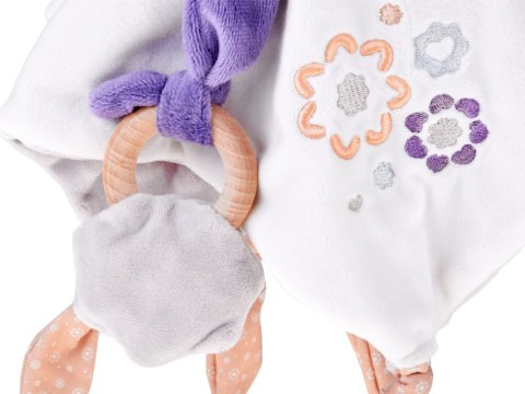 JOKOMISIADA Milutka Przytulanka MIŚ z kocyk i gryzak prezent dla niemowlaka ZA5879