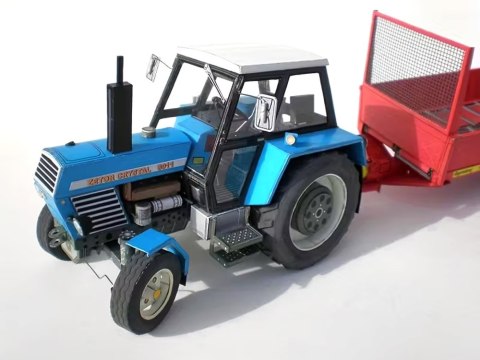 JOKOMISIADA Model kolekcjonerski do sklejania TRAKTOR Zetor Crystal 8011 1:32 ZA5889