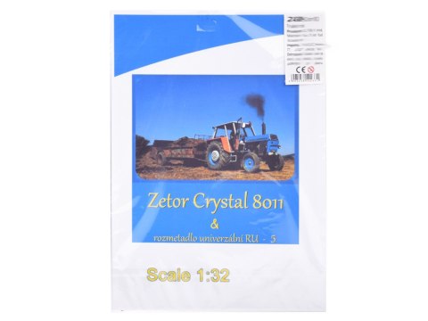 JOKOMISIADA Model kolekcjonerski do sklejania TRAKTOR Zetor Crystal 8011 1:32 ZA5889