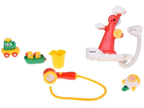 JOKOMISIADA Multifunkcyjna Zabawka do kąpieli Krokodyl Kaczki z prysznicem 4w1 ZA5925