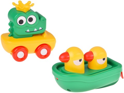 JOKOMISIADA Multifunkcyjna Zabawka do kąpieli Krokodyl Kaczki z prysznicem 4w1 ZA5925