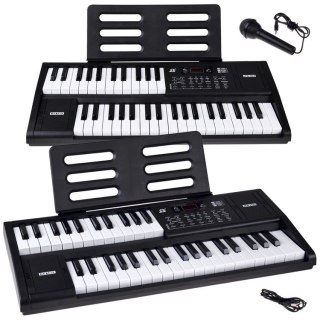 JOKOMISIADA Organy KEYBOARD 61-klawiszy z funkcją podziału SPLIT + mikrofon IN0185