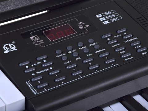 JOKOMISIADA Organy KEYBOARD 61-klawiszy z funkcją podziału SPLIT + mikrofon IN0185