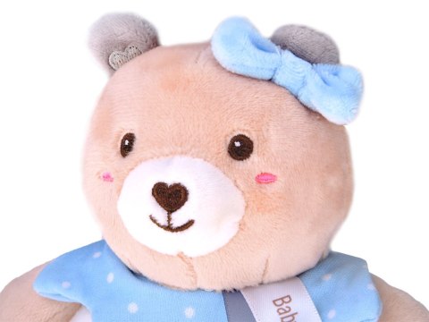 JOKOMISIADA Pierwsza pluszowa grzechotka dla niemowląt 0+ misiu dla noworodka ZA5877