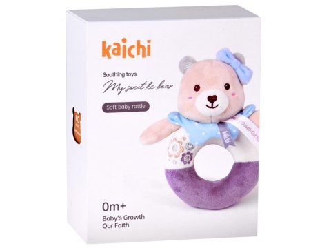 JOKOMISIADA Pierwsza pluszowa grzechotka dla niemowląt 0+ misiu dla noworodka ZA5877