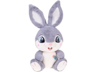 JOKOMISIADA Pluszowy Królik 40 cm Uroczy szary JAGÓDEK z zaginanymi uszami ZA5922