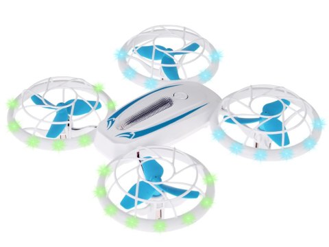 JOKOMISIADA Quadcopter Led Dron efektowne Oświetlenie Super Akrobacje + pilot RC0737