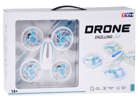 JOKOMISIADA Quadcopter Led Dron efektowne Oświetlenie Super Akrobacje + pilot RC0737