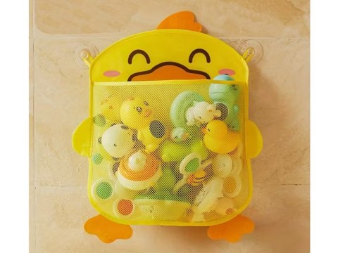 JOKOMISIADA Siatka na zabawki do kąpieli organizer pojemnik żółta kaczuszka ZA5927