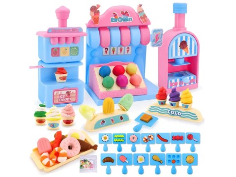 JOKOMISIADA Słodki zestaw MASA PLASTYCZNA Lodziarnia Cukiernia - dużo akcesoriów ZA5895