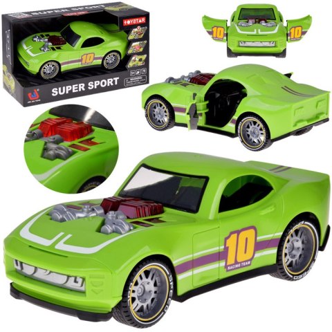 JOKOMISIADA Sportowe autko rajdowe wyścigówka efekty świetlne dźwiękowe napęd ZA5846