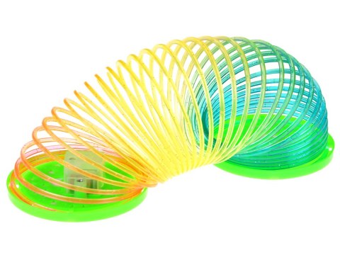 JOKOMISIADA Sprężynka tęczowa DISCO 2w1 - Kolorowe oświetlenie LED i projektor ZA5890