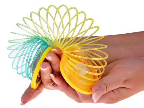 JOKOMISIADA Sprężynka tęczowa DISCO 2w1 - Kolorowe oświetlenie LED i projektor ZA5890