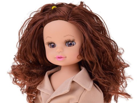 JOKOMISIADA Stylowa lalka Kalinka Jesieniara w eleganckim płaszczyku 36cm ZA5840