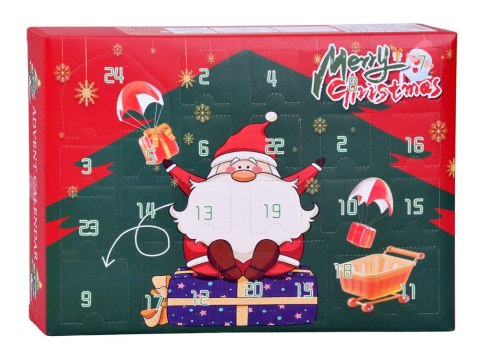 JOKOMISIADA Świąteczny KALENDARZ ADWENTOWY - pluszowe zwierzatka zawieszki ZA5857
