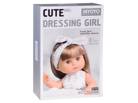 JOKOMISIADA Urocza Lalka Jaśminka z długimi włosami 38cm w eleganckim ubranku ZA5876