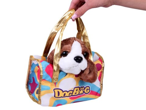 JOKOMISIADA Urocza Maskotka Piesek w Torebce przytulanka dla dziecka ZA5856