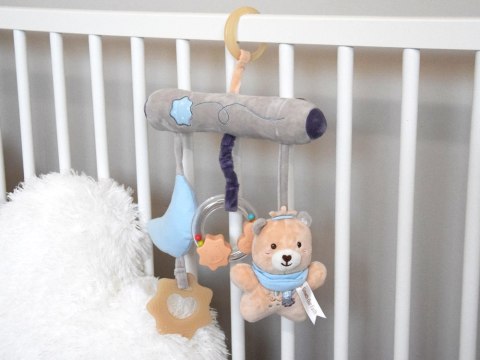 JOKOMISIADA Zawieszka do łóżeczka z Miś Gryzak Grzechotka Prezent dla noworodka ZA5878