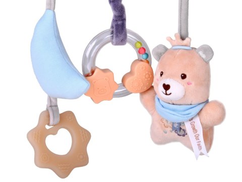 JOKOMISIADA Zawieszka do łóżeczka z Miś Gryzak Grzechotka Prezent dla noworodka ZA5878