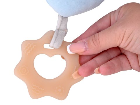 JOKOMISIADA Zawieszka do łóżeczka z Miś Gryzak Grzechotka Prezent dla noworodka ZA5878