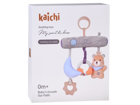 JOKOMISIADA Zawieszka do łóżeczka z Miś Gryzak Grzechotka Prezent dla noworodka ZA5878