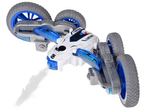 JOKOMISIADA Zdalnie sterowane SUPER SZYBKIE auto STUNT - para wodna i światło RC0729