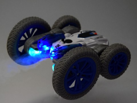 JOKOMISIADA Zdalnie sterowane SUPER SZYBKIE auto STUNT - para wodna i światło RC0729