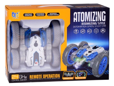 JOKOMISIADA Zdalnie sterowane SUPER SZYBKIE auto STUNT - para wodna i światło RC0729