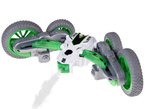 JOKOMISIADA Zdalnie sterowane SUPER SZYBKIE auto STUNT - para wodna i światło RC0729