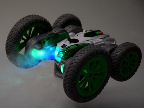 JOKOMISIADA Zdalnie sterowane SUPER SZYBKIE auto STUNT - para wodna i światło RC0729