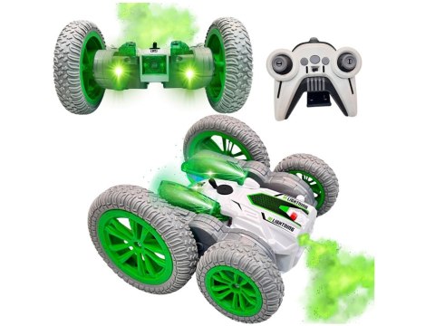JOKOMISIADA Zdalnie sterowane SUPER SZYBKIE auto STUNT - para wodna i światło RC0729