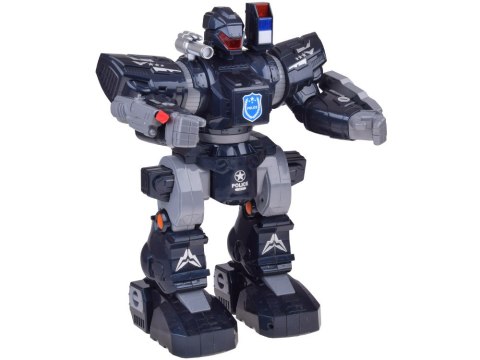 JOKOMISIADA Zdalnie sterowany ROBOT POLICYJNY - chodzi, tańczy, strzela i świeci RC0731