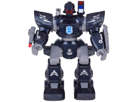 JOKOMISIADA Zdalnie sterowany ROBOT POLICYJNY - chodzi, tańczy, strzela i świeci RC0731