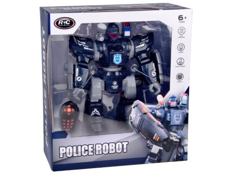 JOKOMISIADA Zdalnie sterowany ROBOT POLICYJNY - chodzi, tańczy, strzela i świeci RC0731