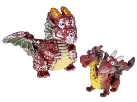 JOKOMISIADA Zestaw Figurek Bajkowe Smoki 6 szt. Magiczne Stworzenia ZA5883