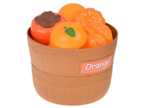 JOKOMISIADA Zestaw do krojenia warzyw i owoców na rzepy + nauka kolorów - 34 ele ZA5904