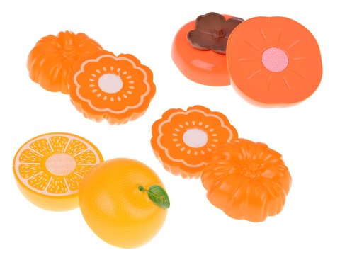 JOKOMISIADA Zestaw do krojenia warzyw i owoców na rzepy + nauka kolorów - 34 ele ZA5904