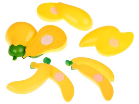 JOKOMISIADA Zestaw do krojenia warzyw i owoców na rzepy + nauka kolorów - 34 ele ZA5904