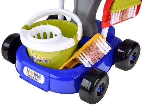 JOKOMISIADA Zestaw sprzątający dla dzieci - wózek z akcesoriami i odkurzacz ZA5873