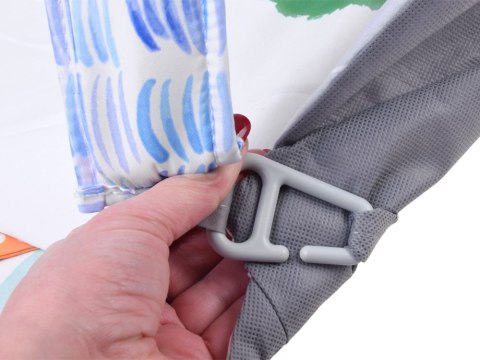 Producent niezdefiniowany Duża Mata edukacyjna dla dziecka + Karty kontrastowe gryzaki zabawki ZA5911