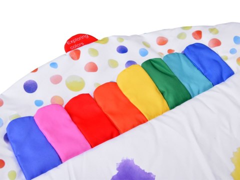 Producent niezdefiniowany Duża Mata edukacyjna dla dziecka + Karty kontrastowe gryzaki zabawki ZA5911