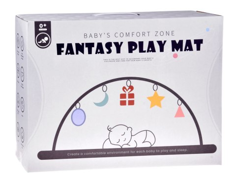 Producent niezdefiniowany Duża Mata edukacyjna dla dziecka + Karty kontrastowe gryzaki zabawki ZA5911