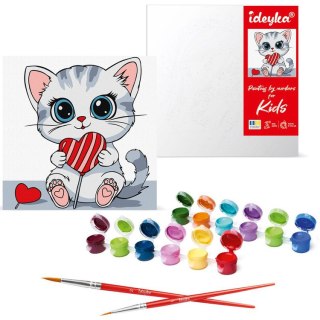 Ideyka Zestaw do malowania po numerach Słodkie KHO6261 Kids 25x25 AP0050