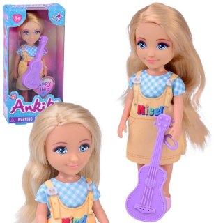 JOKOMISIADA Ankiki Lalka z gitarą - urocza mała muzykalna laleczka 14 cm ZA6008