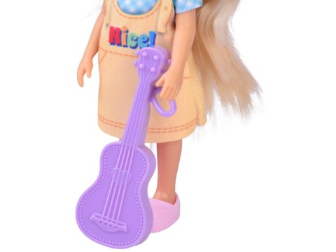 JOKOMISIADA Ankiki Lalka z gitarą - urocza mała muzykalna laleczka 14 cm ZA6008