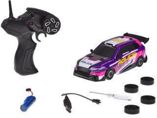 JOKOMISIADA Auto do driftu zdalnie sterowane PODŚWIETLENIE wymienne opony 4WD RC0744