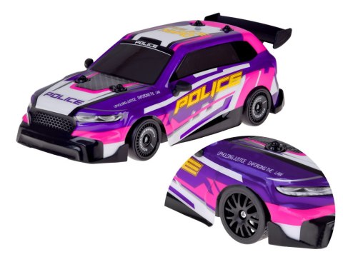 JOKOMISIADA Auto do driftu zdalnie sterowane PODŚWIETLENIE wymienne opony 4WD RC0744