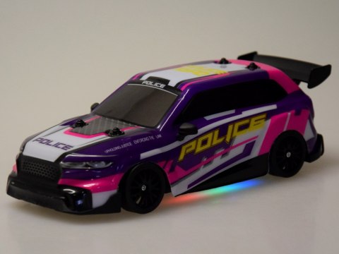 JOKOMISIADA Auto do driftu zdalnie sterowane PODŚWIETLENIE wymienne opony 4WD RC0744