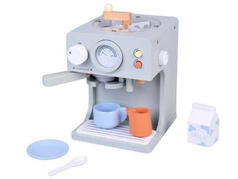 JOKOMISIADA Drewniany Ekspres do Kawy - idealny zestaw dla małego baristy 18ele ZA5935